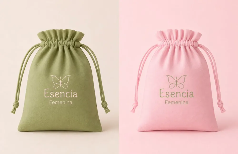 Bolsita de terciopelo